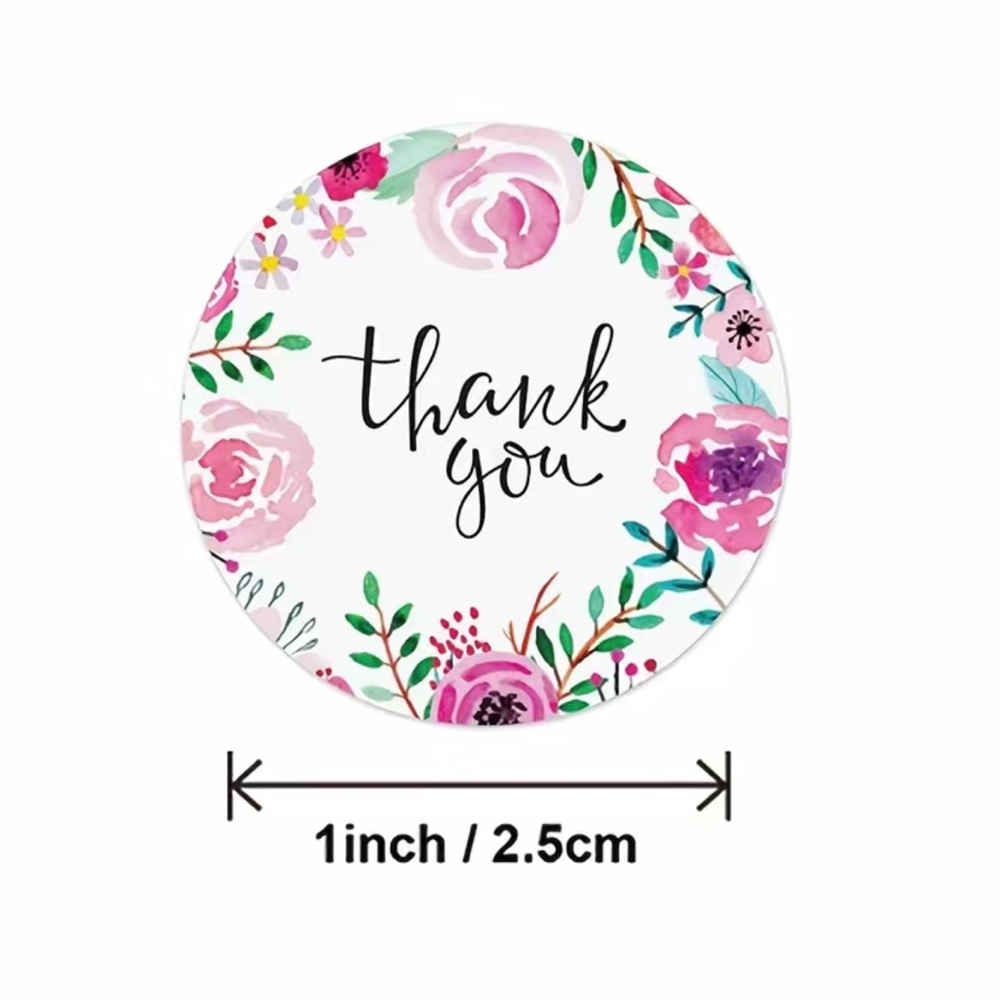 500 Roll of Thank You Stickers - Picture 2 of 6